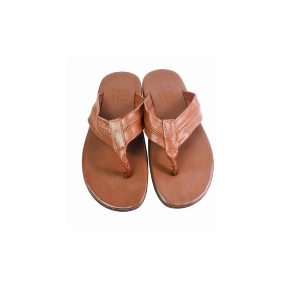 Tahiti Brown Men’s Italian Leather Sandals Shoes